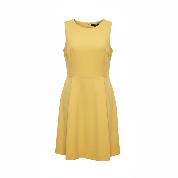 LAUREN by Ralph Lauren - Elegant Yellow Dress - Picture 11 of 11
